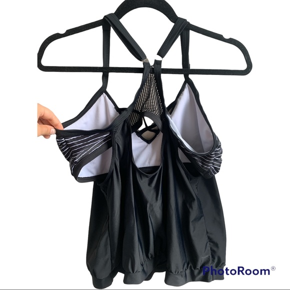 ✨BLACK TANKINI BATHING SUIT SIZE XL - Picture 4 of 15